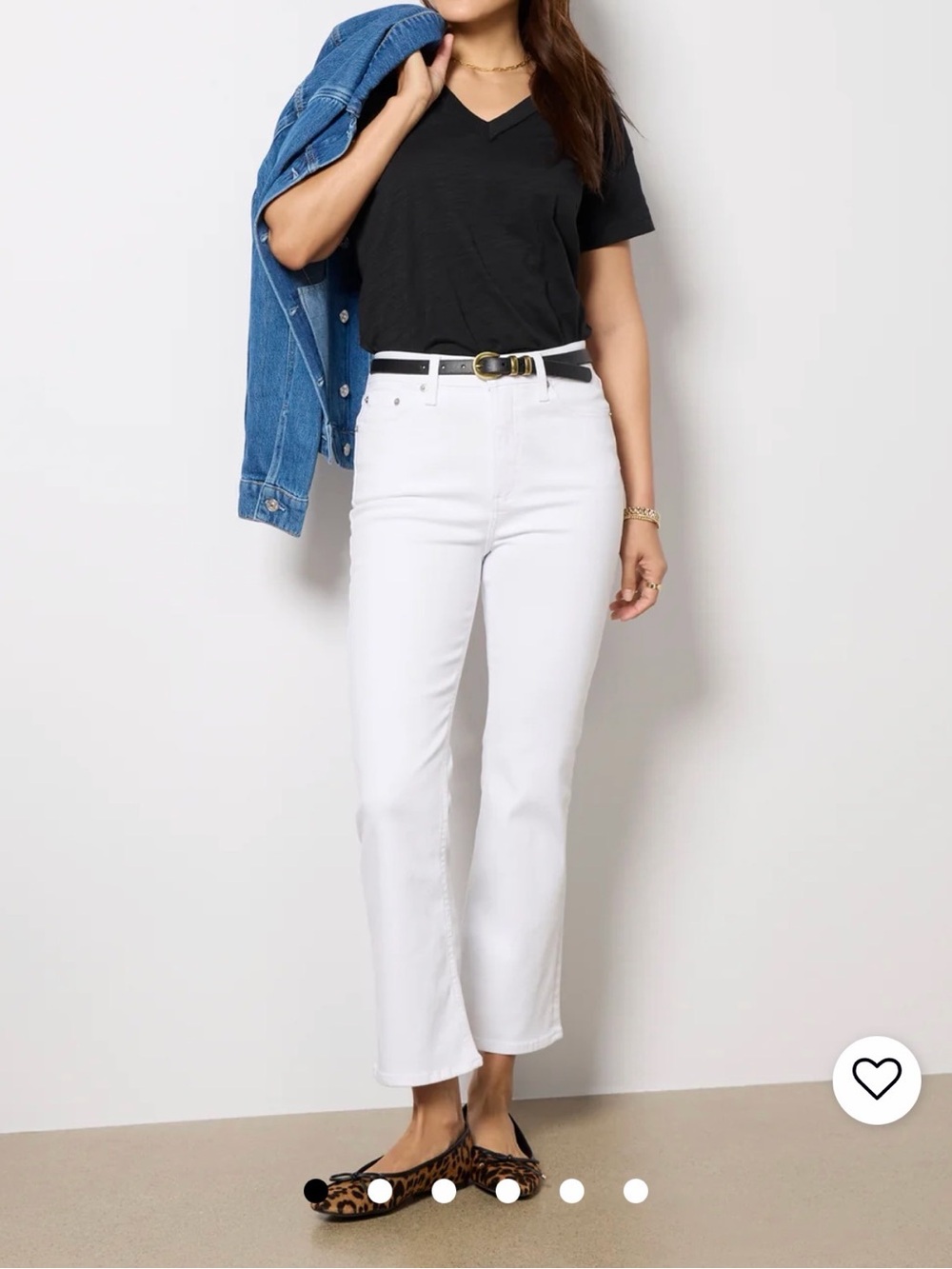 pistola White High-Rise Cropped Jeans